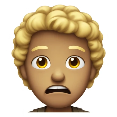 so angry face sticker