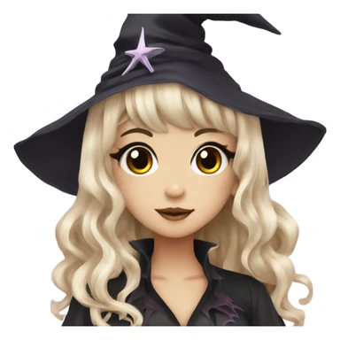 hime gyaru girl witch sticker