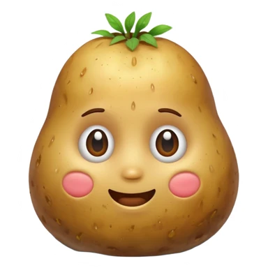 Potato in pool  sticker