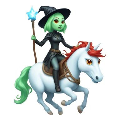 [politically incorrect, shield(
	{ female, alien, witch, color: light green, hair:red, eyes:cat} ]
	on a 
	[{ unicorn: white, legged:four, mane: light blue }]) sticker