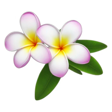 Plumeria sticker