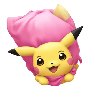 Pickachu pink sticker