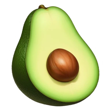 Aguacate con labios grandes  sticker