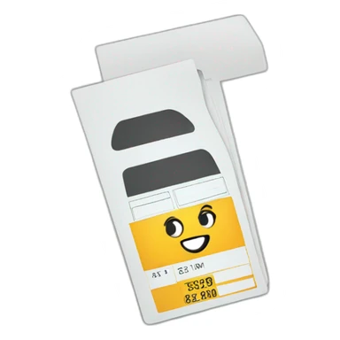 parking ticket sticker