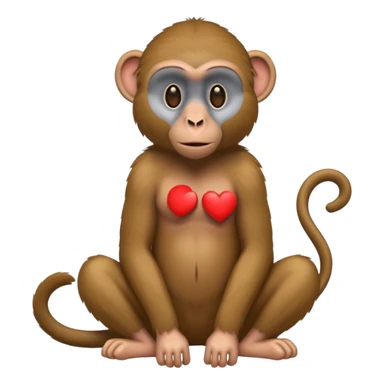 baboon monkey  sticker