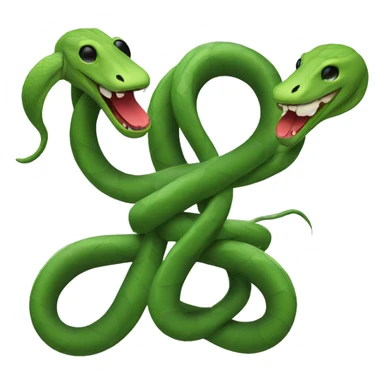 Two snakes in a nightclub  sticker