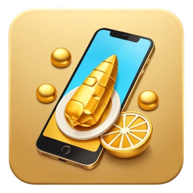 3D icon symbolizing discovery and exploration, trying something new, food app context, single object, modern and clean style, soft lighting, isolated, no background
 sticker