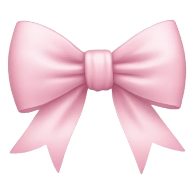 Light pink bow sticker