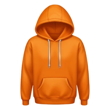 orange hoodie sticker