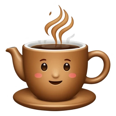 a hot cup of coffee sticker