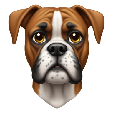 Boxer dog  sticker