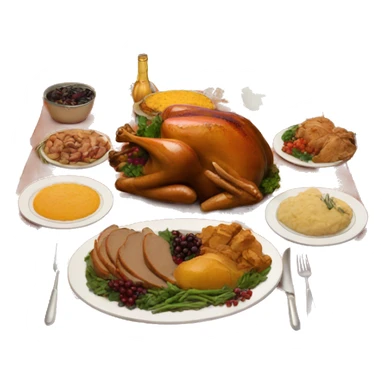 thanksgiving dinner  sticker