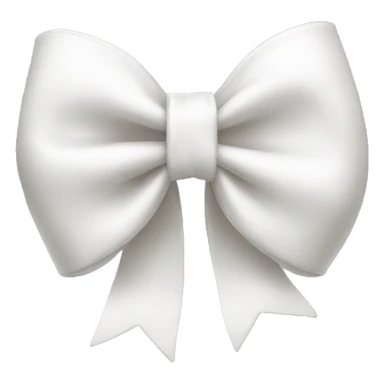 white bow sticker