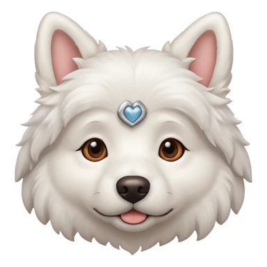 White dog name Coco sticker