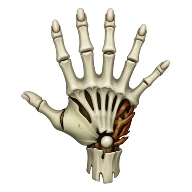 zombie hand grabbing sticker