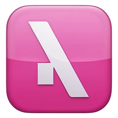 Pink Netflix symbol sticker