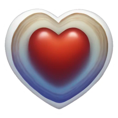 heart shape saturn sticker