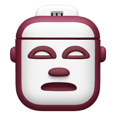 airpods burgundy sticker
