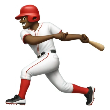 baseball swing sticker
