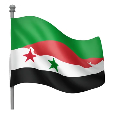 Syria revolution flag sticker