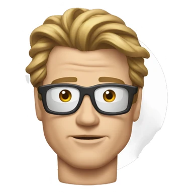 val-kilmer cartoon wearing tee sticker