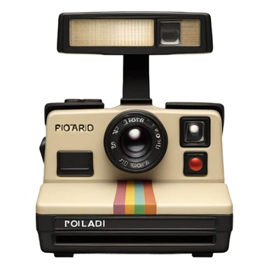 Polaroid camera beiege  sticker