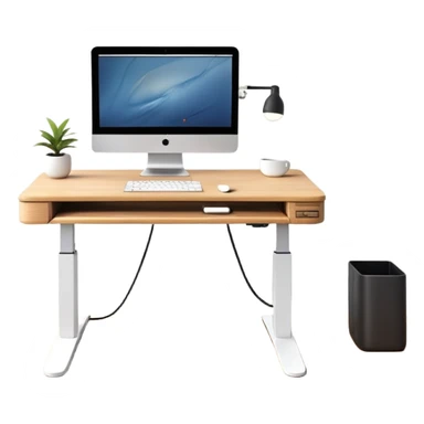 Electric sit-stand desk sticker