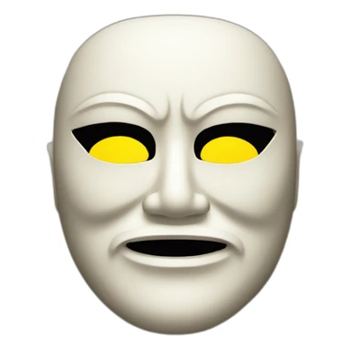 Japanese mask sticker