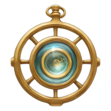Time turner from harry potter sticker
