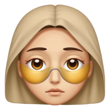 blinded eyes sticker