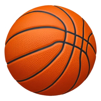 red basketball ball  sticker