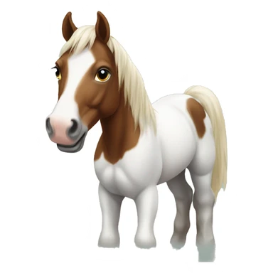 Paint horse sticker