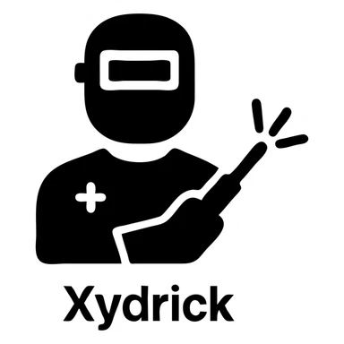 Welder named Xydrick sticker