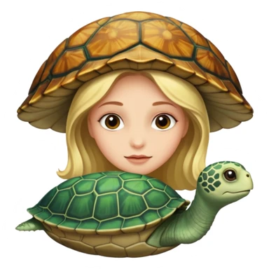 There is a turtle part inside the clam. Madeleine sticker
