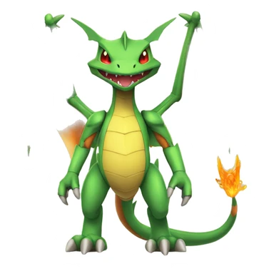 medabot-Flygon-Charizard full body sticker