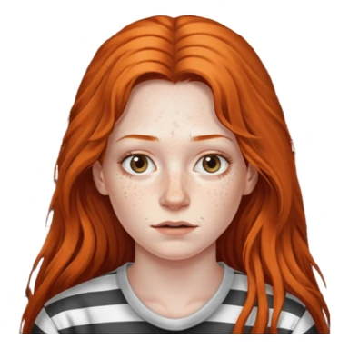 prisoner long haired woman mug shot sticker