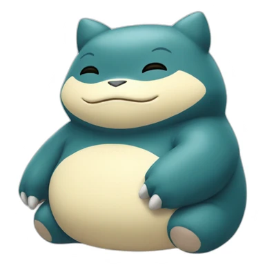 snorlax from pokemon sticker