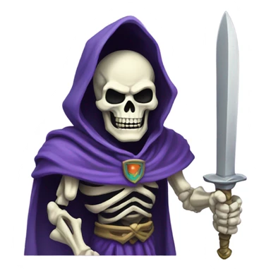 Skeletor sticker