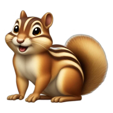 Farting Chipmunk sticker