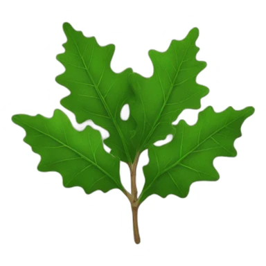 holly leaf  sticker