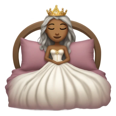 sleeping queen sticker