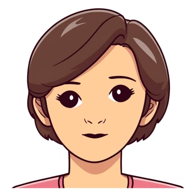 Brunette mature woman high  sticker