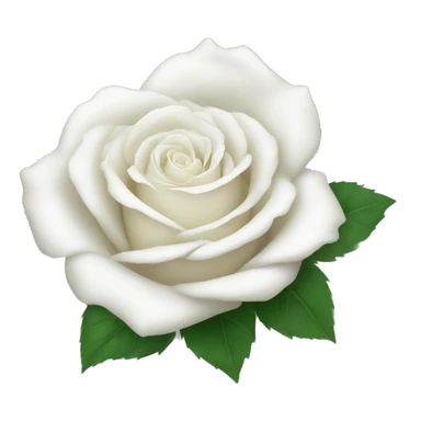 white rose sticker