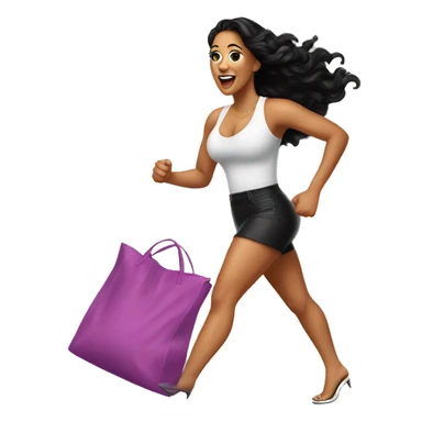 Natalie nunn chasing a bag sticker
