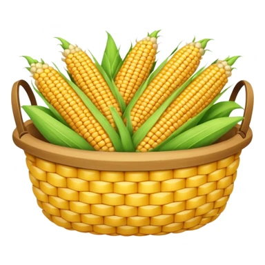 corn grain basket  sticker