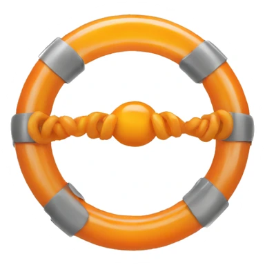 orange torus sticker