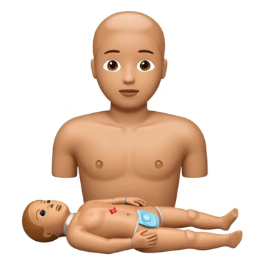 CPR dummy  sticker