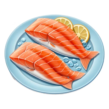 raw fish diet sticker