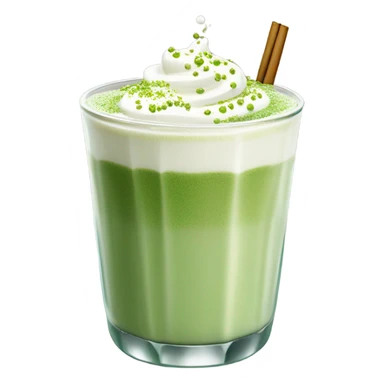 Matcha latte sticker