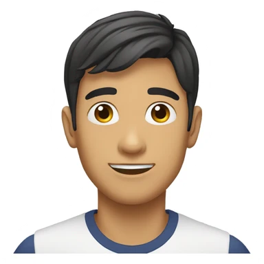 chico moreno joven sticker